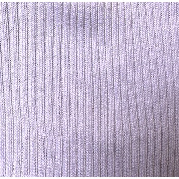 NWT 2Bella Cropped Ribbed Stretch Long Sleeve Top Snap Front L White Y2K Style - Picture 6 of 11